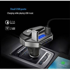 Modulator FM cu casca wireless si functie de incarcare V6