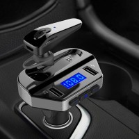 Modulator FM cu casca wireless si functie de incarcare V6
