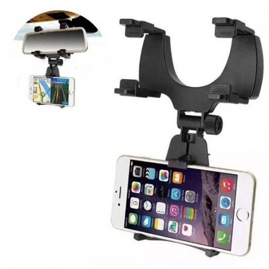 Suport telefon auto pentru oglinda