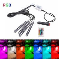 Lumini ambientale auto RGB pentru interior