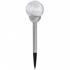 Set 2 lampi solare de gradina glob sticla