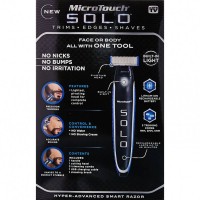 Trimmer facial cu 3 capete, Micro Touch Solo