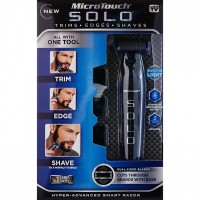 Trimmer facial cu 3 capete, Micro Touch Solo