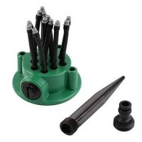 Aspersor multifunctional 360 grade, 12 furtunuri