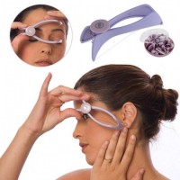 Epilator facial modern cu ata din bumbac, usor si practic, fara durere