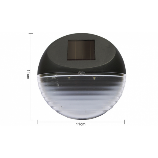 Set 4 lampi solare de perete cu 2 LED-uri