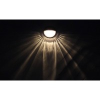 Set 2 lampi solare de perete cu 2 LED-uri