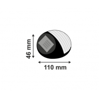 Set 2 lampi solare de perete cu 2 LED-uri