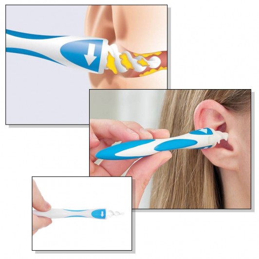 Aparat pentru curatarea urechilor Smart Swab, 16 capete