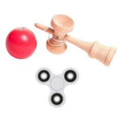 Jucarie Kendama + Spinner antistres