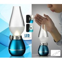 Felinar LED aspect retro cu stingere prin suflare
