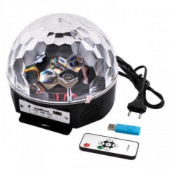 Glob disco cu Bluetooth, USB si telecomanda