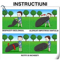Saltea Gonflabila tip Sezlong Lazy Bag pentru Plaja sau Piscina