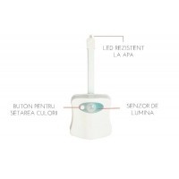 Lampa LED pentru vasul de toaleta cu senzor de miscare