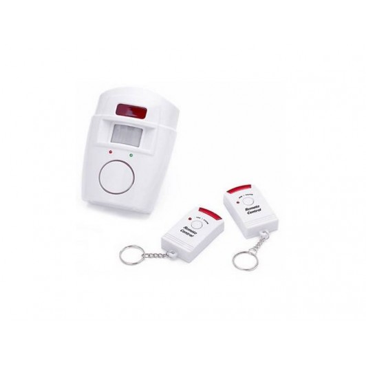 Alarma wireless cu senzor de miscare si 2 telecomenzi