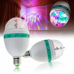 Bec disco rotativ cu LED-uri multicolore