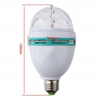 Bec disco rotativ cu LED-uri multicolore
