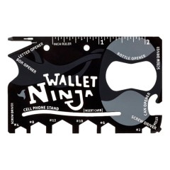 Card metallic multifunctional 18 in 1