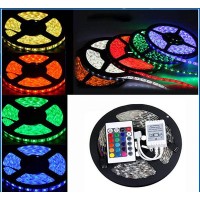 Banda LED RGB multicolor cu telecomanda 5 metri