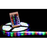Banda LED RGB multicolor cu telecomanda 5 metri