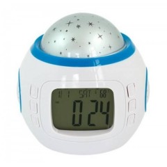 Ceas cu alarma si proiector stele