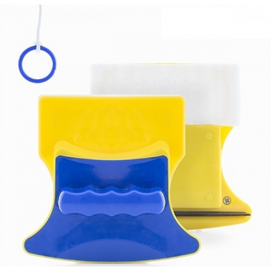 Curatator magnetic cu bureti pentru geamuri
