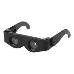 Ochelari tip binoclu cu zoom reglabil, negru
