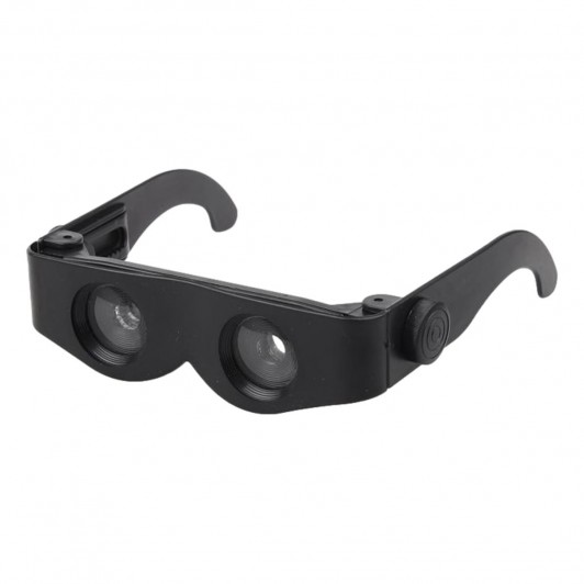 Ochelari tip binoclu cu zoom reglabil, negru