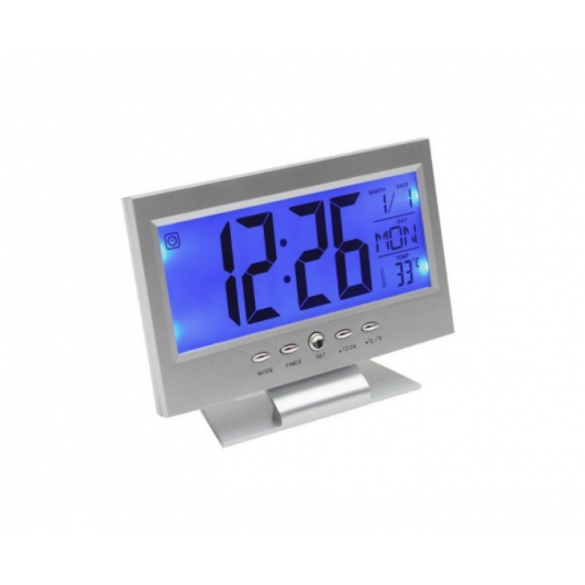 Ceas cu ecran LCD si control vocal