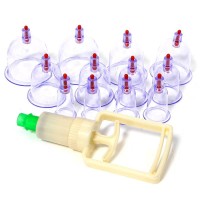 Set 12 ventuze pentru masaj chinezesc