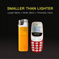 Mini telefon mobil dual sim, negru