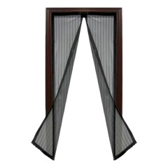 Set 2 perdele anti insecte cu inchidere magnetica, dimensiune XXL 210×100 cm + Banda adeziva 4M