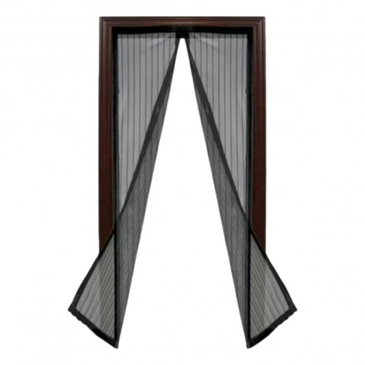 Set 2 perdele anti insecte cu inchidere magnetica, dimensiune XXL 210×100 cm + Banda adeziva 4M