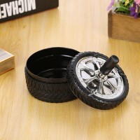 Scrumiera cu buton