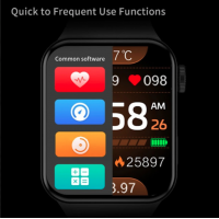 Ceas SmartWatch i7 Pro Max cu Functie de Fitness Ecran Tactil, Asistent Vocal