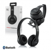 Casti wireless P47, Bluetooth 5.0, stereo, microfon, radio