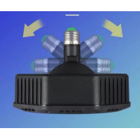 Bec RGB cu 18 sau 36 LED-uri, cu joc de lumini si telecomanda, pentru evenimente, club, disco, E27