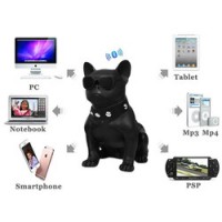 Boxa Portabila Bulldog, Negru/Rosu Cu Bluetooth, Cititor USB, Card, Radio Si Microfon 20 x 20 x 14 c