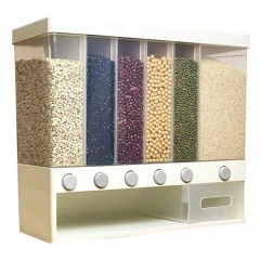 Cutie Plastic Dozator Alimente 6 Comp. 10l 37.5×32.4×14.4cm