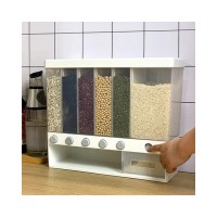 Cutie Plastic Dozator Alimente 6 Comp. 10l 37.5×32.4×14.4cm