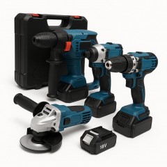 Trusă Scule Electrice 4 în 1 cu Acumulatori – AH-0700
