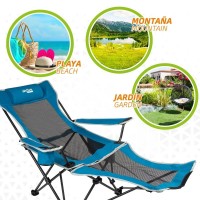 Hamac tip scaun Albastru 152 x 75 x 54 cm