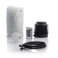 Scaun Gonflabil cu LED Multicolor și Telecomandă