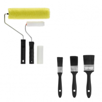 Set Ustensile Zugravit, 10 Piese, Tavite Diverse Dimensiuni, Trafalete Si Pensule, Folie Acoperitoar Set Ustensile Zugravit, 10 Piese, Tavite Diverse Dimensiuni, Trafalete Si Pensule, Folie Acoperitoar