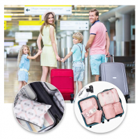 Set 7 Genti de Calatorie, pentru Depozitare, Compresibile, 7 Dimensiuni, Impermeabile