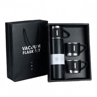 Set 4 piese: Termos 500 ml + 3 cesti, otel inoxidabil