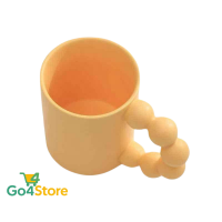 Set cana si farfurioara din ceramica