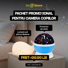 Pachet camera copiilor: lampi cu lumini calde pentru somn linistit