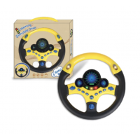 Volan interactiv de jucarie, rotativ 360 grade,cu lumini si sunete