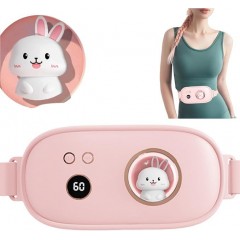Aparat centura abdominala pentru incalzire si masaj, anti dureri menstruale, cu vibromasaj, portabil